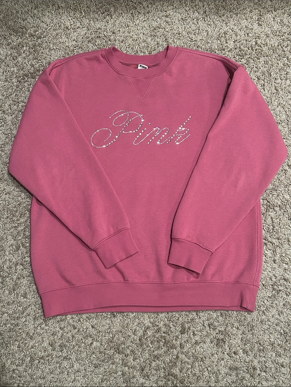 VS Pink Sequin Sweatshirt